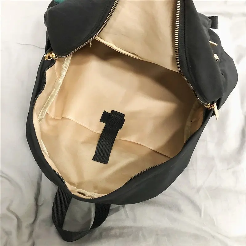Brand High Quality Solid Backpack for Women 2020 Large Capacity Waterproof Nylon Leisure Or Travel Bags Soft School Bag for Girl
Brand High Quality Solid Backpack for Women 2020 Large Capacity Waterproof Nylon Leisure Or Travel Bags Soft School Bag for Girl