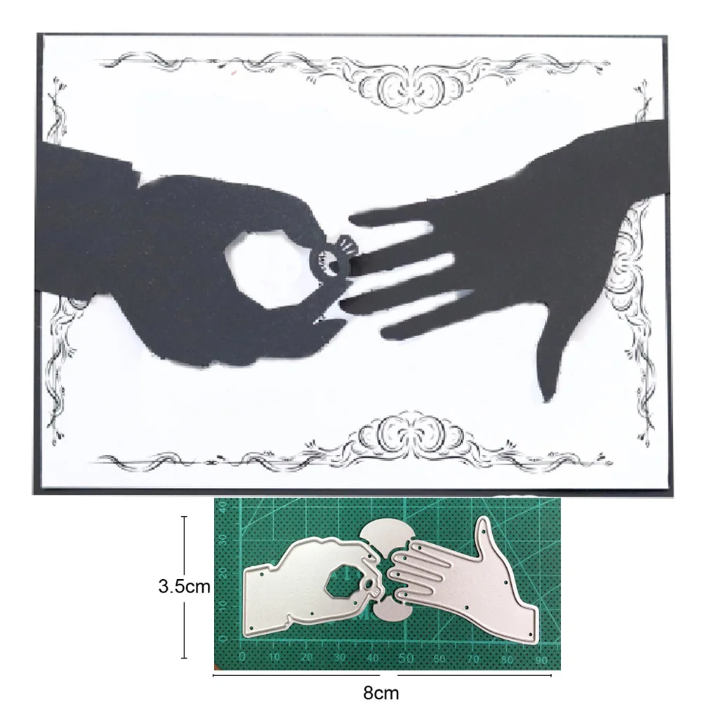 Craft metal cutting dies cut die mold Love gesture decoration Scrapbook dies paper craft knife mould blade punch stencils dies
Craft metal cutting dies cut die mold Love gesture decoration Scrapbook dies paper craft knife mould blade punch stencils dies