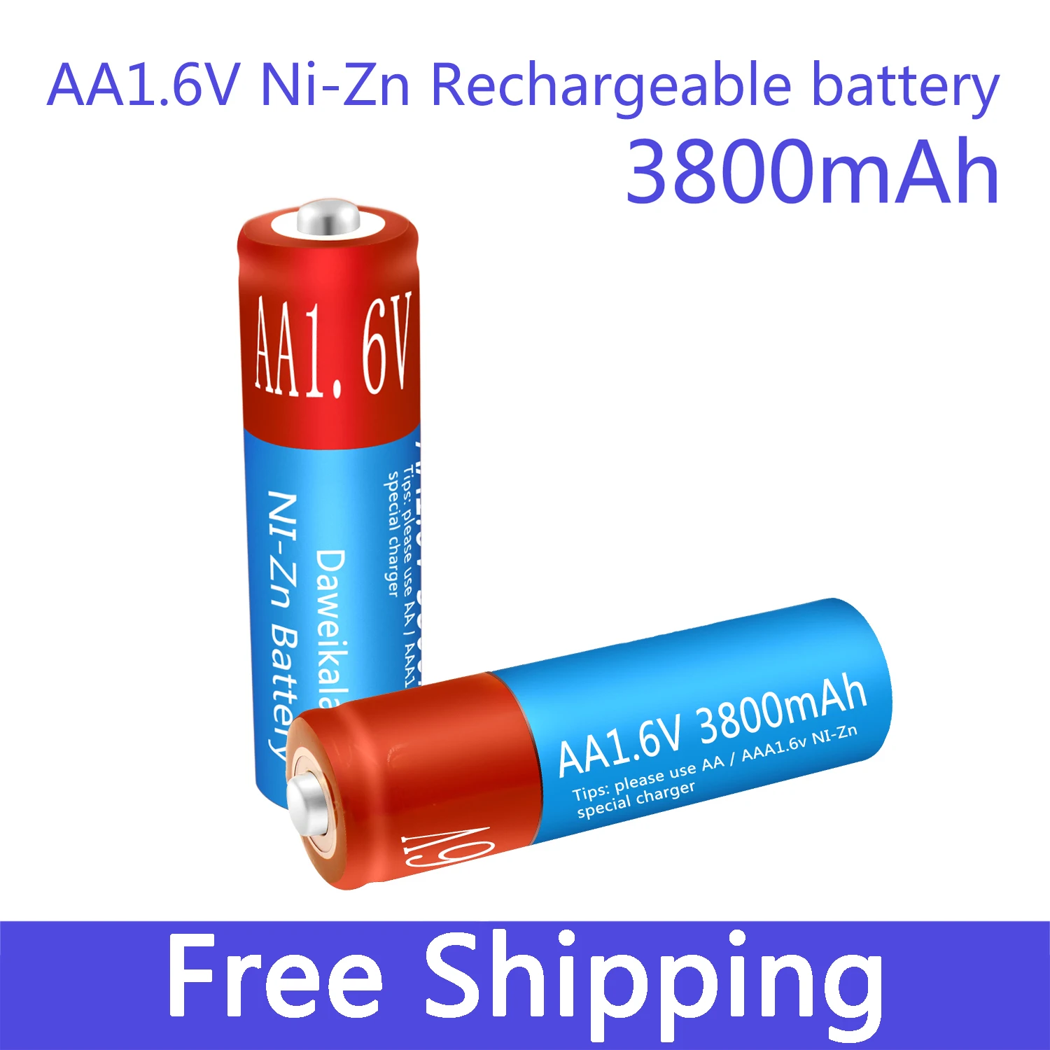 NiZn AA Battery NI-ZN 3800mAh 1.6V Rechargeable Battery for toys MP3 Solar Lights Digital Camera MP4 RC car & USB Charger
NiZn AA Battery NI-ZN 3800mAh 1.6V Rechargeable Battery for toys MP3 Solar Lights Digital Camera MP4 RC car & USB Charger