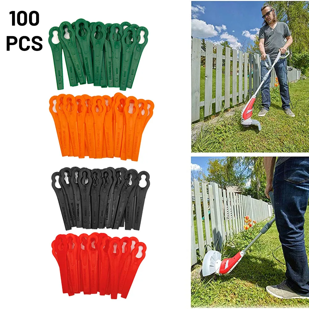 Replacement Trimmer Blade Trimmer 100pcs Accessories Cordless Cutter Grass Garden Timmer Tool Parts Garden tool Plastic Blades
Replacement Trimmer Blade Trimmer 100pcs Accessories Cordless Cutter Grass Garden Timmer Tool Parts Garden tool Plastic Blades