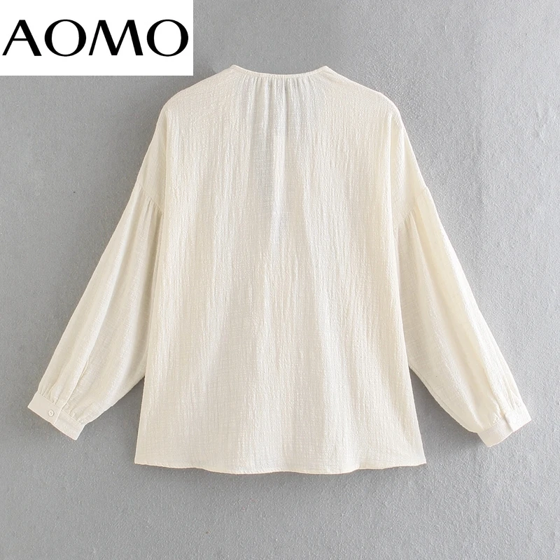 AOMO Women Vintage Beige Cotton Oversized Shirt Long Sleeve 2021 Autumn Chic Female Casual Loose Shirt JE148A
AOMO Women Vintage Beige Cotton Oversized Shirt Long Sleeve 2021 Autumn Chic Female Casual Loose Shirt JE148A