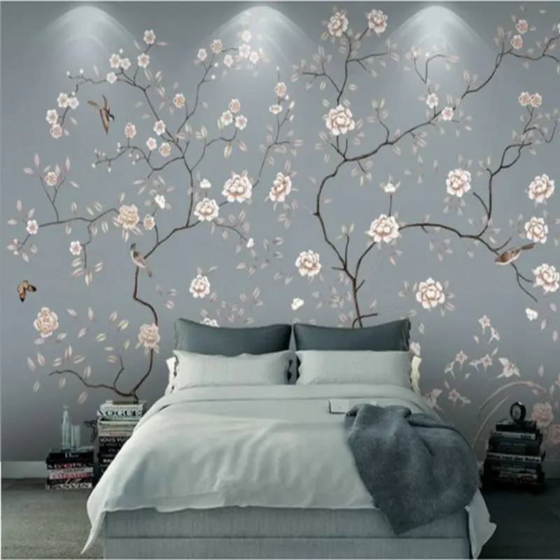 Drop Shipping Wallpaper 3d 3D Modern Chinese Hand Painted Flowers Bird Pattern Mural TV Sofa Background WallRestaurant Wallpaper
Drop Shipping Wallpaper 3d 3D Modern Chinese Hand Painted Flowers Bird Pattern Mural TV Sofa Background WallRestaurant Wallpaper