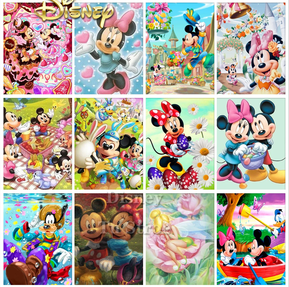 Disney 5d Diy Diamond Painting Cartoon Mickey Mouse Mickey And Minnie Square/Circular Embroidered Mosaic Home Decoration
Disney 5d Diy Diamond Painting Cartoon Mickey Mouse Mickey And Minnie Square/Circular Embroidered Mosaic Home Decoration