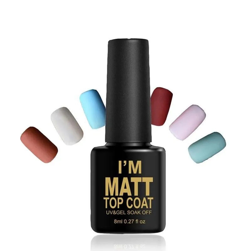 Nail Matte Top Coat Primer Gel Varnish Soak Off UV Base Polish Top LED Nail Polish Gel Gel No Coat Products Wipe Color Art D8N8
Nail Matte Top Coat Primer Gel Varnish Soak Off UV Base Polish Top LED Nail Polish Gel Gel No Coat Products Wipe Color Art D8N8