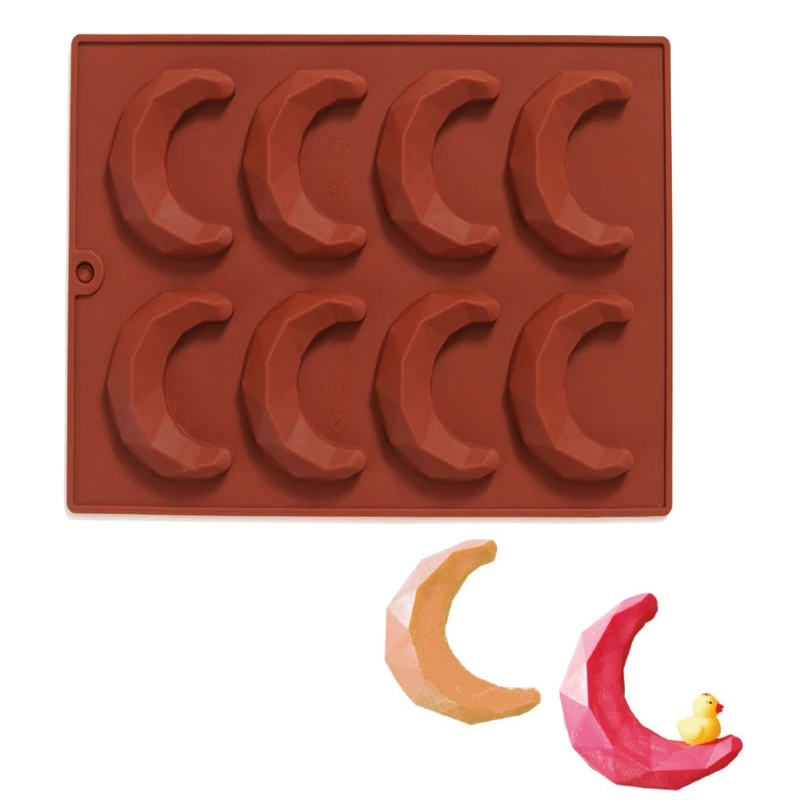 Faceted Moon Pendant Silicone Crescent Moon Mold Chocolate Wax Diamond Moon Mold Moon Pendant Resin Casting Molds Tools
Faceted Moon Pendant Silicone Crescent Moon Mold Chocolate Wax Diamond Moon Mold Moon Pendant Resin Casting Molds Tools