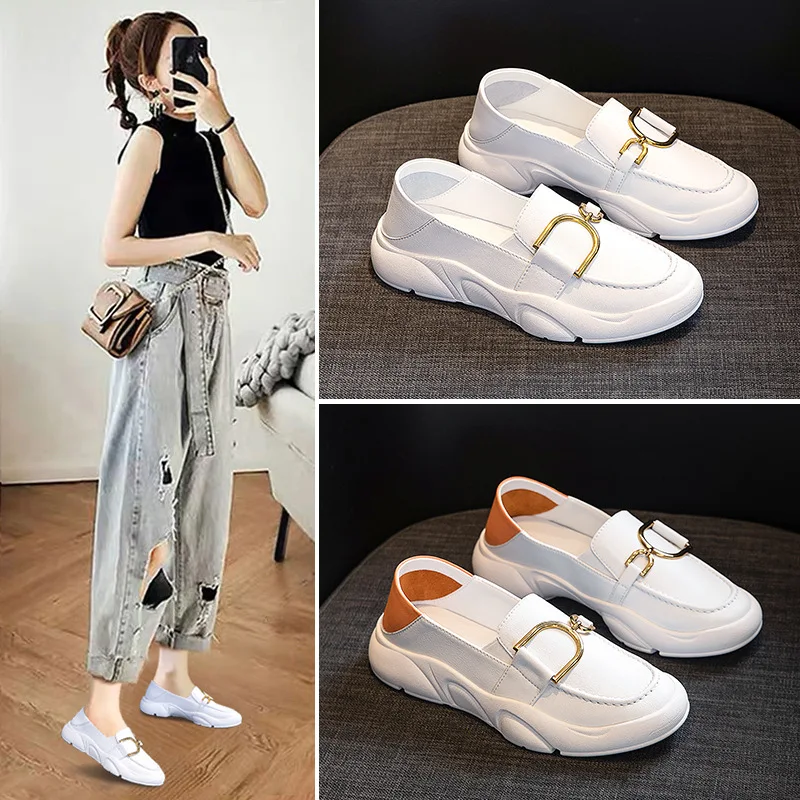 Spring/Autumn Fashion The New Casual Women Shoes Slip-On Round Toe Shallow Buckle Breathable Thick Bottom High Quality
Spring/Autumn Fashion The New Casual Women Shoes Slip-On Round Toe Shallow Buckle Breathable Thick Bottom High Quality