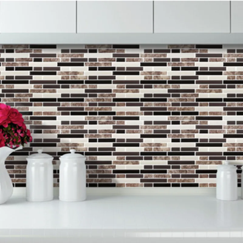 10pcs 3D Kitchen Waterproof Oil-proof Moisture-proof High-temperature Self-adhesive Epoxy PET Wall Sticker Wallpaper
10pcs 3D Kitchen Waterproof Oil-proof Moisture-proof High-temperature Self-adhesive Epoxy PET Wall Sticker Wallpaper