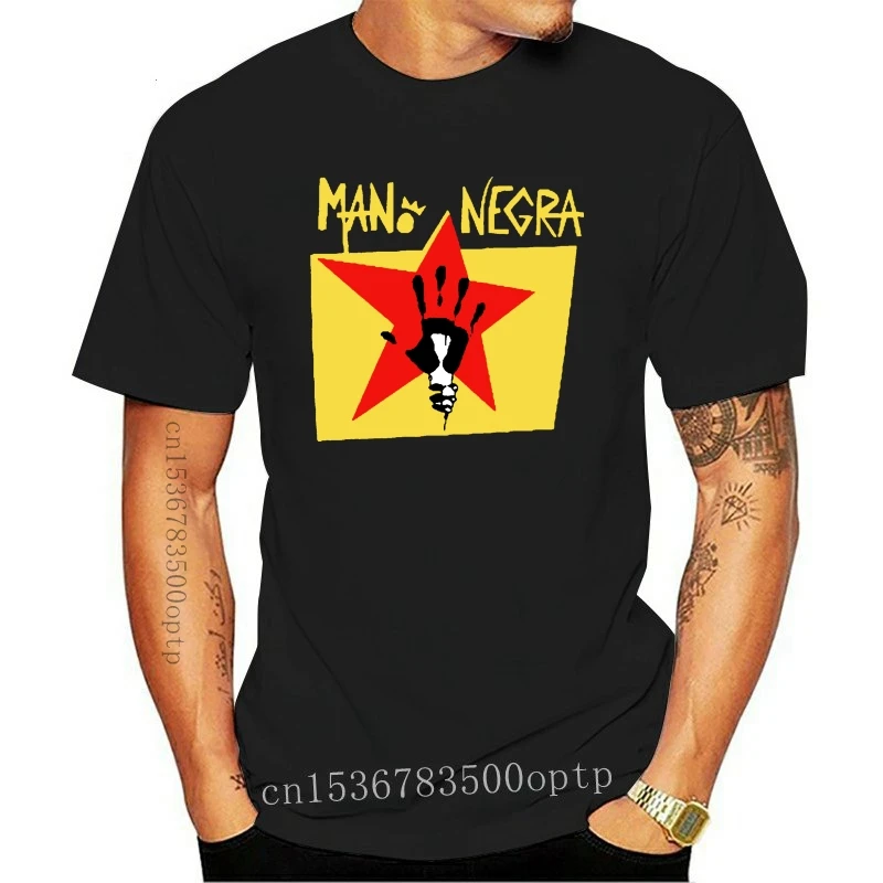 New 2021 Manonegra Mano Negra Manu Chao Rock Band Black MenS T-Shirt Size S-3Xl Casual Print Fashion Tee Shirt
New 2021 Manonegra Mano Negra Manu Chao Rock Band Black MenS T-Shirt Size S-3Xl Casual Print Fashion Tee Shirt