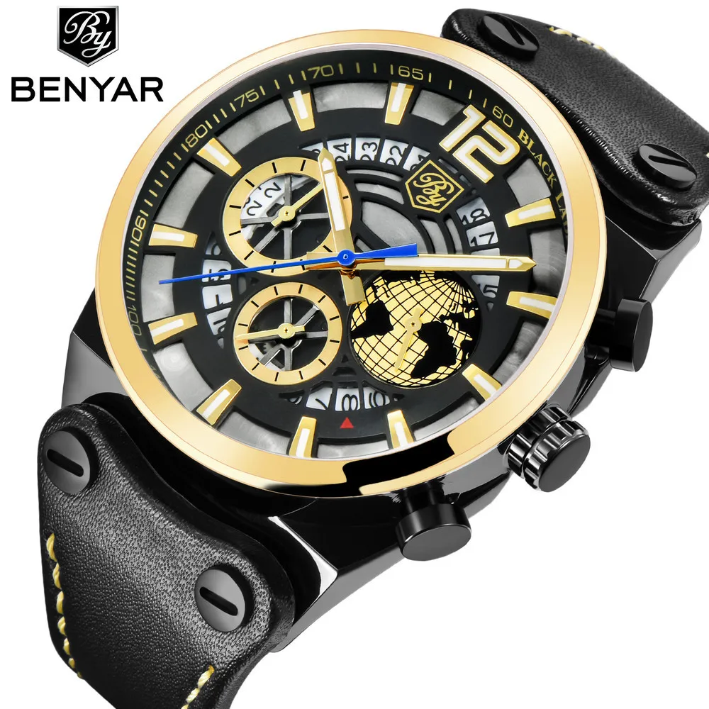 BENYARBY5141M men's quartz watch Japanese movement needle fashion business pu leather men's watch
BENYARBY5141M men's quartz watch Japanese movement needle fashion business pu leather men's watch
