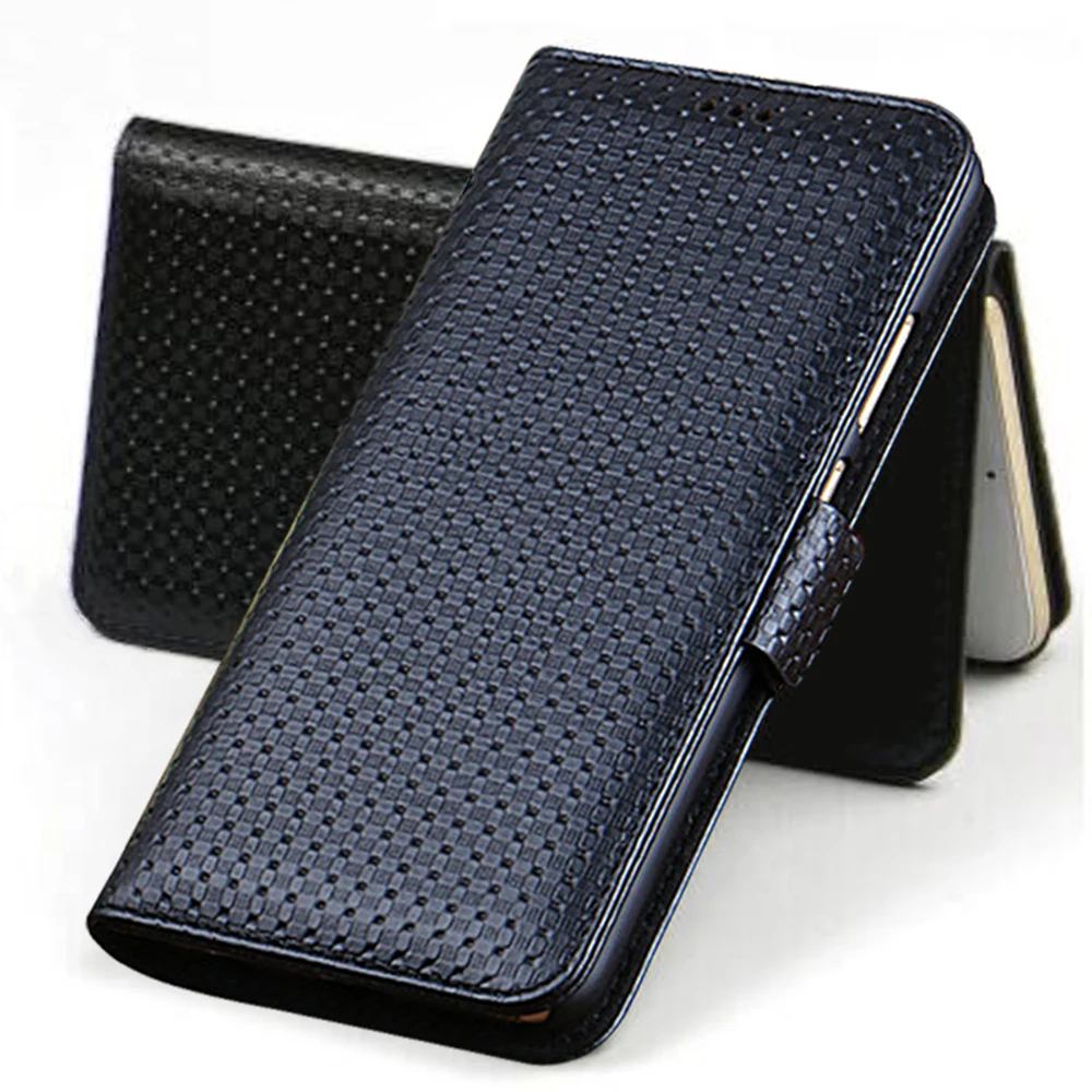 

Cowhide Real Leather Magnetic Wallet Holster Case For HTC Desire 20 Pro/HTC Desire 21 Pro/HTC U20 Phone Cover Card Pocket Stand