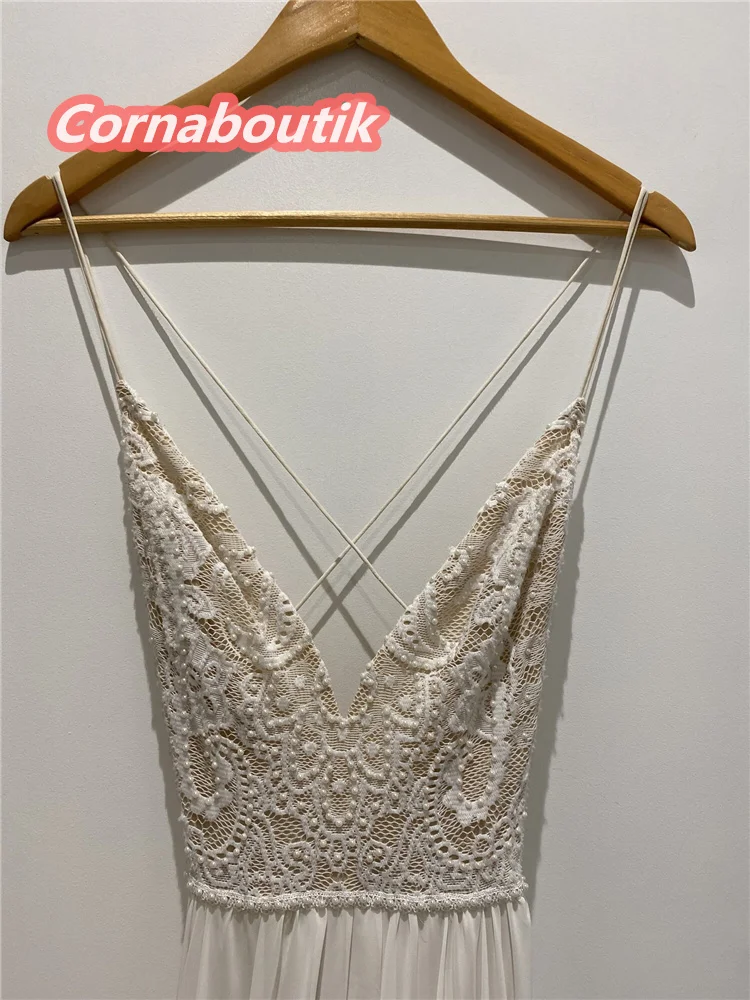 A Line Wedding Dress COR-222 Vestido De Noiva Praia Spaghetti Straps Bridal Gowns Chiffon Summer Pluging V Neckline Open Back
A Line Wedding Dress COR-222 Vestido De Noiva Praia Spaghetti Straps Bridal Gowns Chiffon Summer Pluging V Neckline Open Back