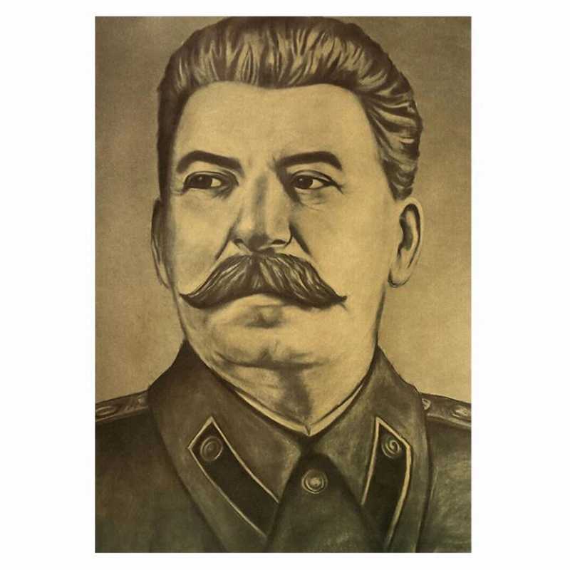 Vintage Poster USSR Stalin Room Decoration Stickers Bar Home Decor Kraft Paper Wall Art Sticker Posters | Дом и сад