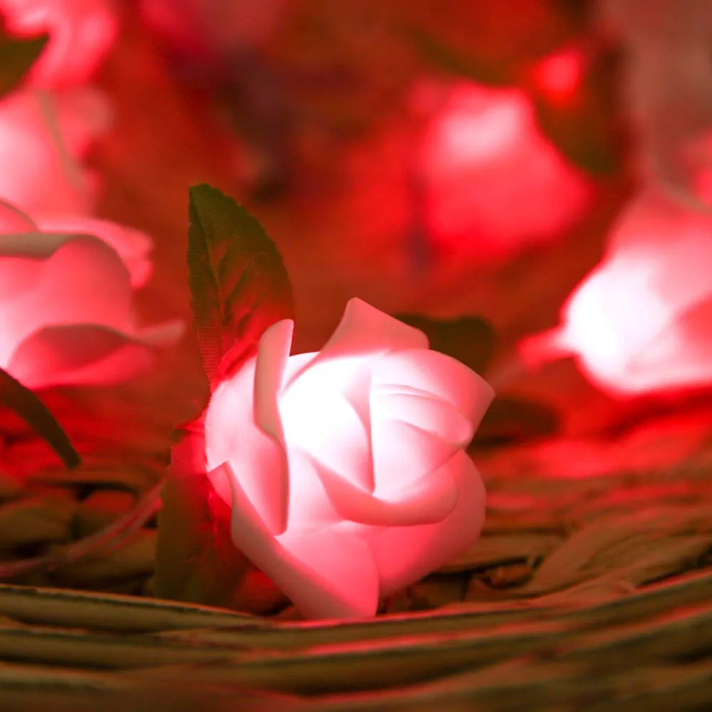 25# 20 Led Rose Flower String Battery Powered Fairy Lights Wedding Birthday Valentine's Day Event Party Garland Decor Luminaria
25# 20 Led Rose Flower String Battery Powered Fairy Lights Wedding Birthday Valentine's Day Event Party Garland Decor Luminaria