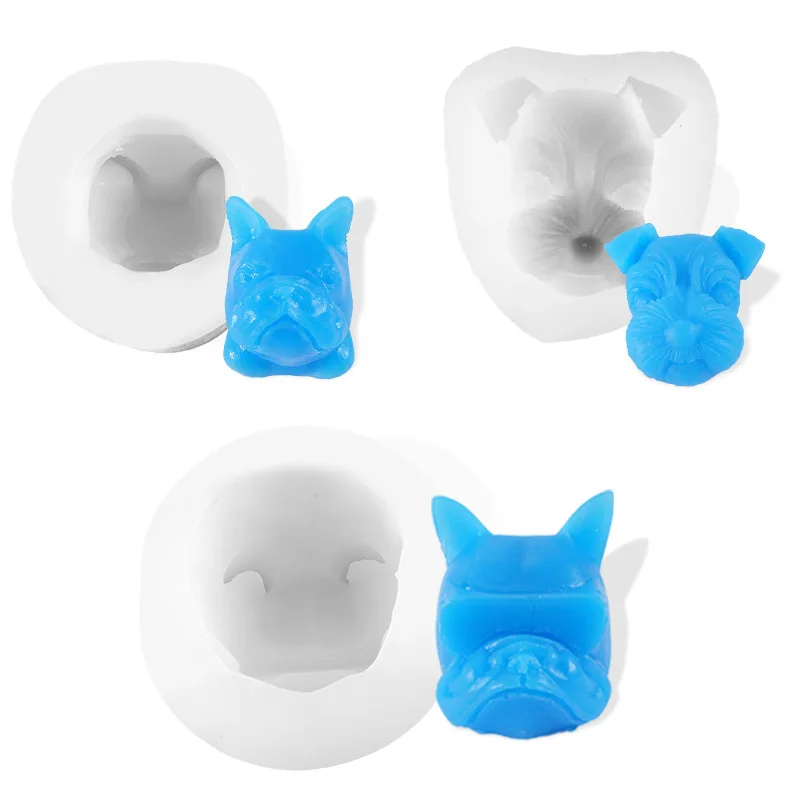 3PCS/Set 3D French Bulldog Silicone Mold for Fondant Chocolate Candy Cake Decorating Candle Soap Lotion Bar Wax Polymer Clay 
3PCS/Set 3D French Bulldog Silicone Mold for Fondant Chocolate Candy Cake Decorating Candle Soap Lotion Bar Wax Polymer Clay