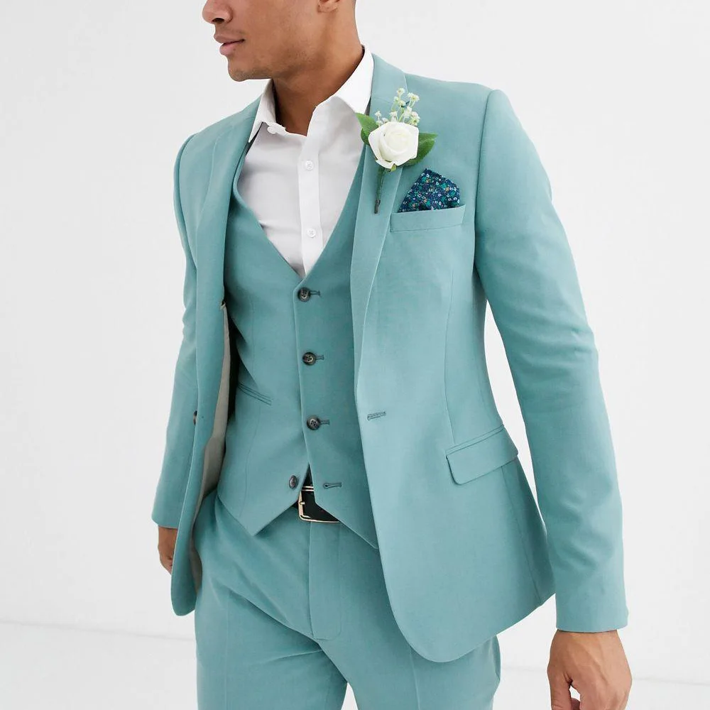 Terno Masculino Mint Green Beach Groomsmen Wedding Tuxedos Formal Evning Prom Fit Man Marriage Men Suits 3 Pieces Pcs Blazers
Terno Masculino Mint Green Beach Groomsmen Wedding Tuxedos Formal Evning Prom Fit Man Marriage Men Suits 3 Pieces Pcs Blazers
