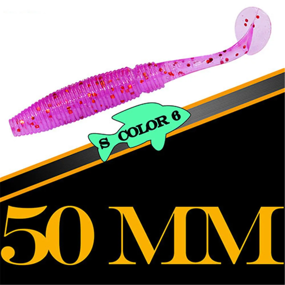 15pcs/lot T Tail Soft Bait Worm 50mm 1g Wobber Jigging Silicone Baits Leurre Souple Shad Iscas Bass Soft Fish Smell Soft Baits
15pcs/lot T Tail Soft Bait Worm 50mm 1g Wobber Jigging Silicone Baits Leurre Souple Shad Iscas Bass Soft Fish Smell Soft Baits