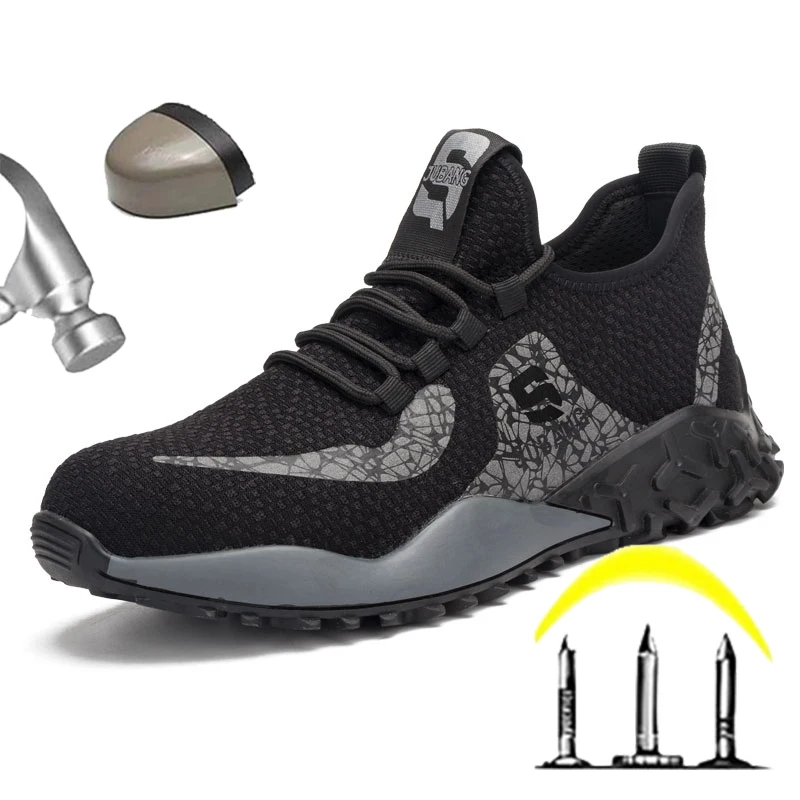 Men Safety Shoes with Indestructible Shoe Work Boots with Steel Toe Waterproof Breathable Sneakers Work Shoes
Men Safety Shoes with Indestructible Shoe Work Boots with Steel Toe Waterproof Breathable Sneakers Work Shoes