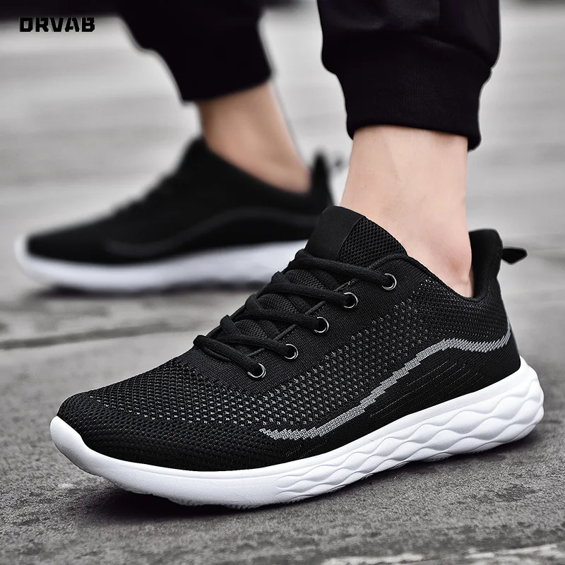 Кроссовки мужские сетчатые, дышащие, Повседневная теннисная обувь, черные, красные, синие, на лето 
Кроссовки мужские сетчатые, дышащие, Повседневная теннисная обувь, черные, красные, синие, на лето