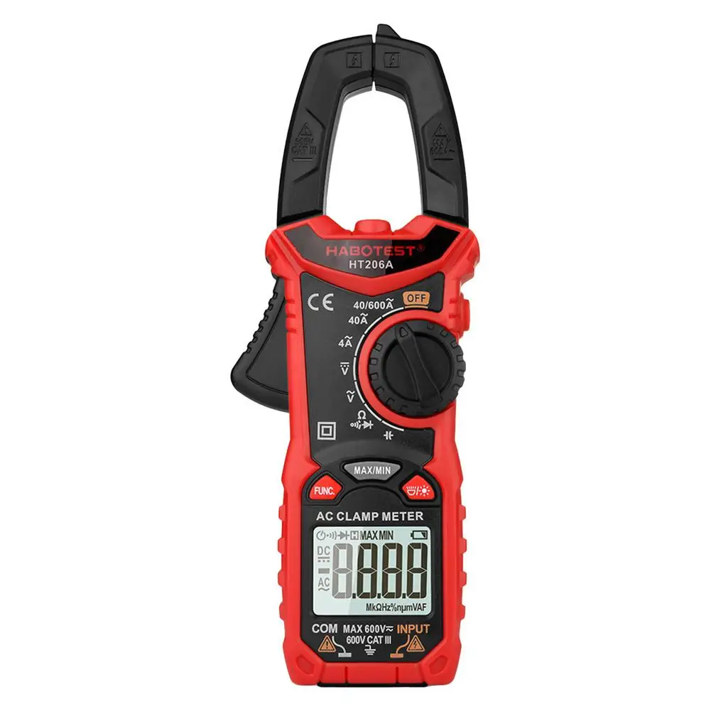 Цифровой мультиметр-зажим, мультиметр True RMS, амперметр переменного/постоянного тока, миниатюрный Многофункциональный тестер, плоскогубцы, ... 
Цифровой мультиметр-зажим, мультиметр True RMS, амперметр переменного/постоянного тока, миниатюрный Многофункциональный тестер, плоскогубцы, ...