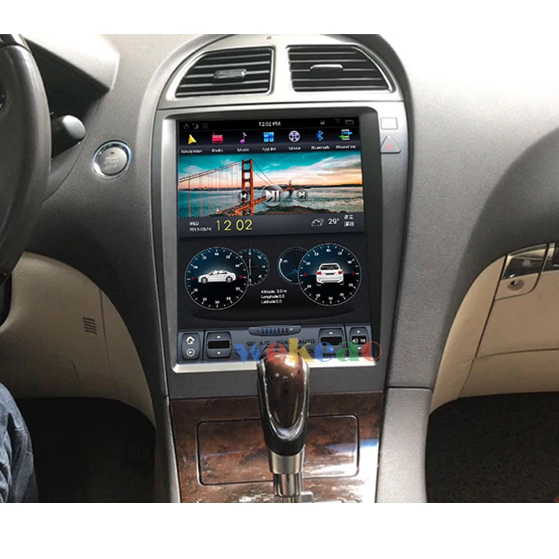 Wekeao Vertical Screen Tesla Style 12.1'' Android 9.0 Car Dvd Player For Lexus ES ES240 ES300 ES330 ES350 Auto GPS Navigation 4G
Wekeao Vertical Screen Tesla Style 12.1'' Android 9.0 Car Dvd Player For Lexus ES ES240 ES300 ES330 ES350 Auto GPS Navigation 4G