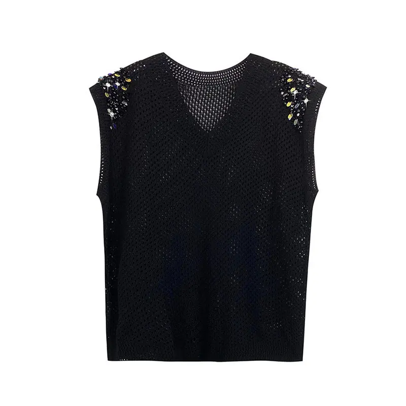XITAO Hollow Out Patchwork Beading T-shirt Summer New Style High-end Boutique Western Style Women Solid Color Top WMD2149
XITAO Hollow Out Patchwork Beading T-shirt Summer New Style High-end Boutique Western Style Women Solid Color Top WMD2149