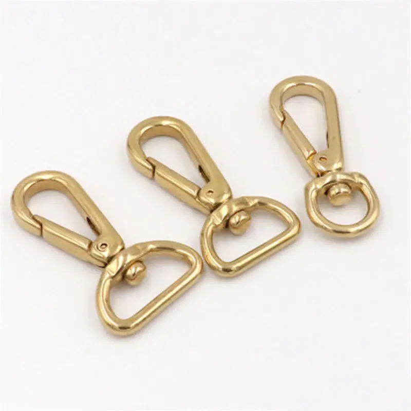 2Pcs Solid Brass Snap Hooks Swivel Eye Trigger Clips Metal Buckles Leather Crafat Luggage Bag Keychain Dog Collar Lobster Clasps
2Pcs Solid Brass Snap Hooks Swivel Eye Trigger Clips Metal Buckles Leather Crafat Luggage Bag Keychain Dog Collar Lobster Clasps