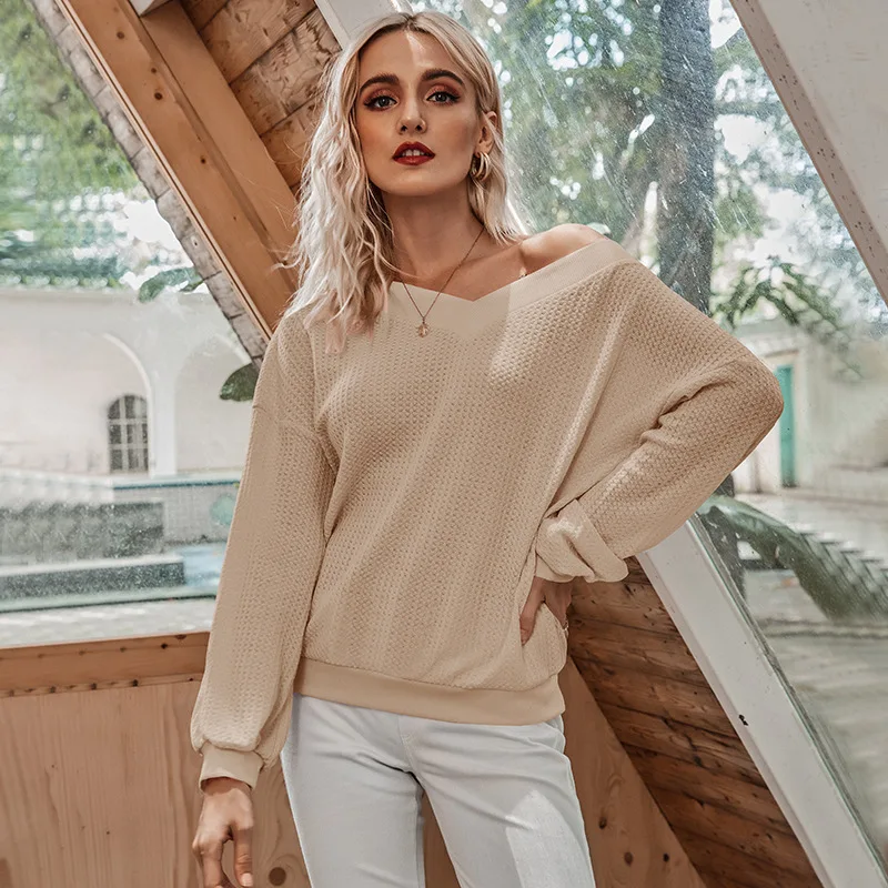 Autumn Women Cotton Tees Top Long Sleeve Casual T Shirt Womens V-Neck Pure Color Long Shirts Tops Hotsale Womens Clothing 2020
Autumn Women Cotton Tees Top Long Sleeve Casual T Shirt Womens V-Neck Pure Color Long Shirts Tops Hotsale Womens Clothing 2020