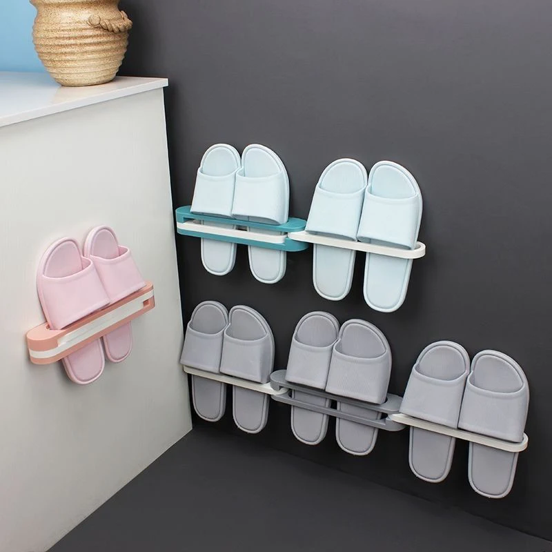 Simple Modern Wall-mounted Slippers Holder Foldable Multi-function Stretchable Punch-free Bathroom Slipper Storage Rack
Simple Modern Wall-mounted Slippers Holder Foldable Multi-function Stretchable Punch-free Bathroom Slipper Storage Rack