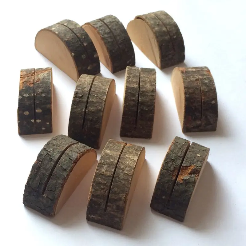 10pcs Rustic Wooden Stump Wedding Party Reception Stand Number Name Table Menu Picture Photo Clip Place Card Holder
10pcs Rustic Wooden Stump Wedding Party Reception Stand Number Name Table Menu Picture Photo Clip Place Card Holder