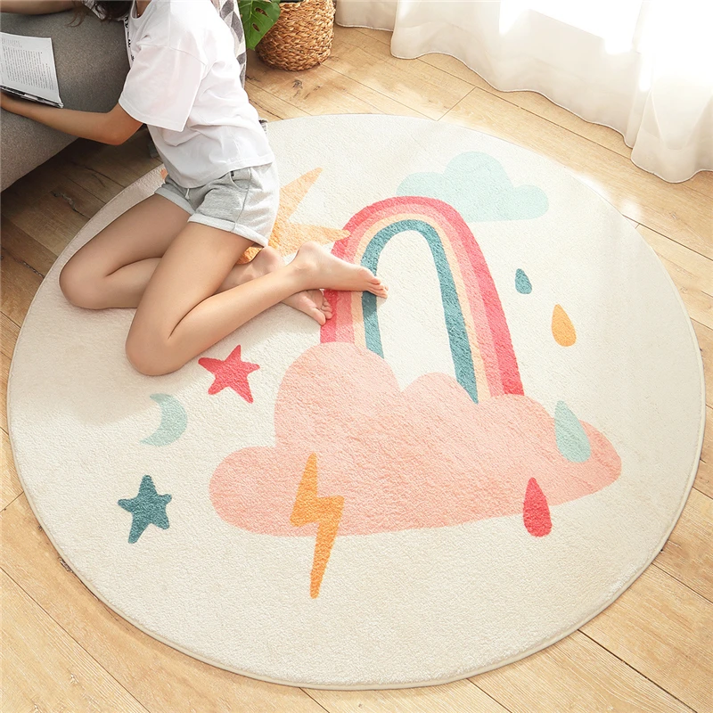 Cartoon Round Lamb Cashmere Home Living Room Non-Slip Carpet Sofa Bedroom Tatami Bedside Blanket Rugs
Cartoon Round Lamb Cashmere Home Living Room Non-Slip Carpet Sofa Bedroom Tatami Bedside Blanket Rugs