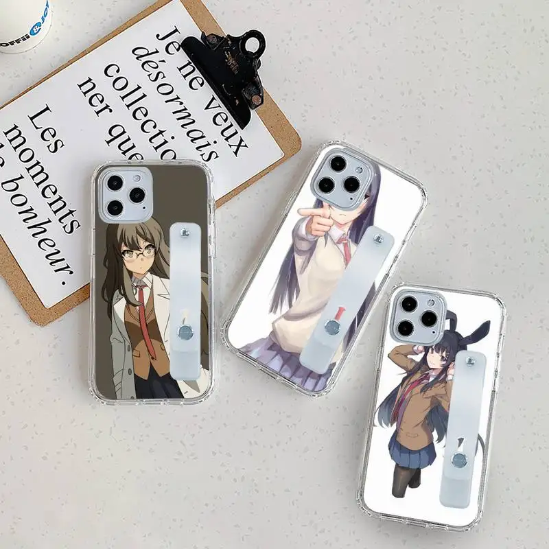 Mai Sakurajima anime girl Phone Case Wrist Strap For iPhone 7 8 11 12 X XS XR MINI Pro Max Plus Hand Band Transparent Clear
Mai Sakurajima anime girl Phone Case Wrist Strap For iPhone 7 8 11 12 X XS XR MINI Pro Max Plus Hand Band Transparent Clear