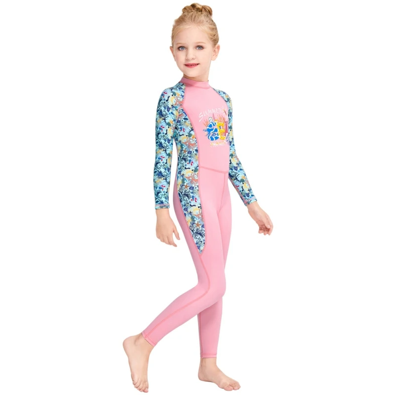 Kids Girls Diving Wear Long Sleeve Sunscreen Speed Dried Wetsuits Swimming Children Training Snorkeling Swimwear
Kids Girls Diving Wear Long Sleeve Sunscreen Speed Dried Wetsuits Swimming Children Training Snorkeling Swimwear