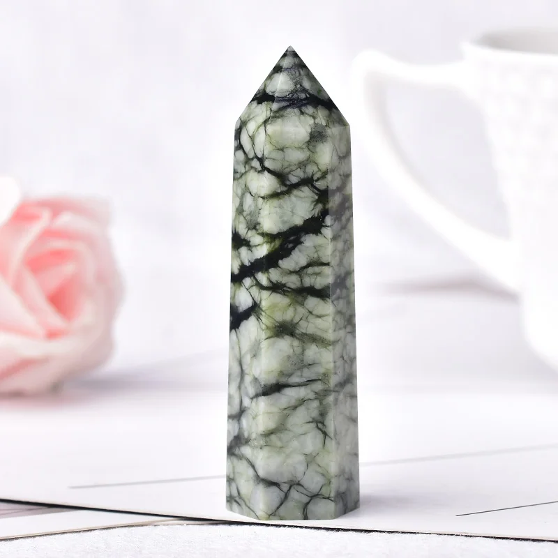 1PC Natural Crystal Point Tree Grain Healing Stone Obelisk Quartz Tower Wand Ornament for Home Decoration Reiki Energy DIY Gift
1PC Natural Crystal Point Tree Grain Healing Stone Obelisk Quartz Tower Wand Ornament for Home Decoration Reiki Energy DIY Gift