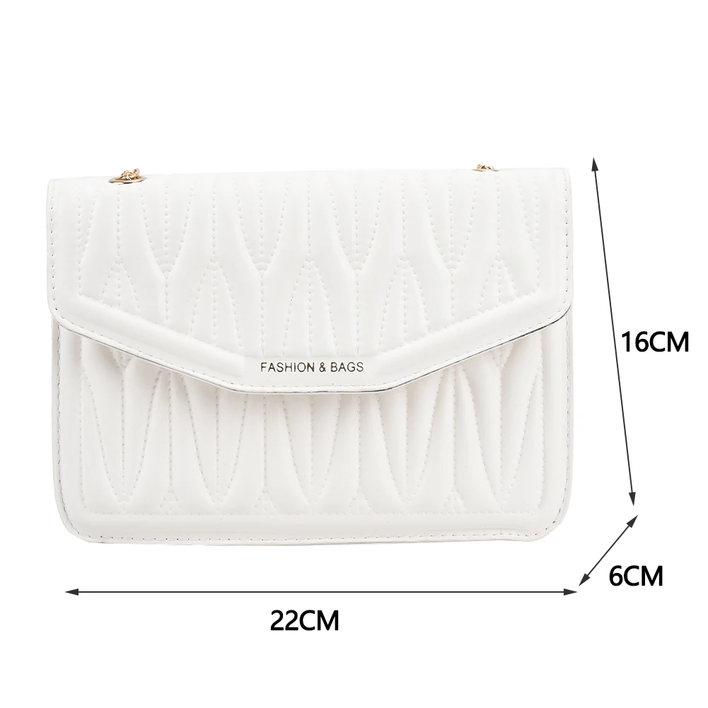 2021 Pleated Female Messenger Handbag Fashion PU Pleated Shoulder Crossbody Bag Lady Chain Solid Color Small Handbags for Women
2021 Pleated Female Messenger Handbag Fashion PU Pleated Shoulder Crossbody Bag Lady Chain Solid Color Small Handbags for Women