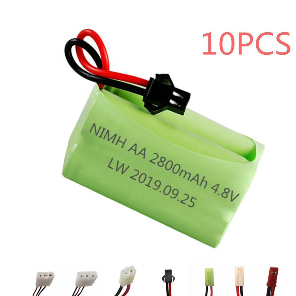4.8v 2800mah NiMH Battery For Rc toys Cars Boats Tanks Robots Guns AA 4.8v Rechargeable Battery Pack 10Pcs For RC boat
4.8v 2800mah NiMH Battery For Rc toys Cars Boats Tanks Robots Guns AA 4.8v Rechargeable Battery Pack 10Pcs For RC boat