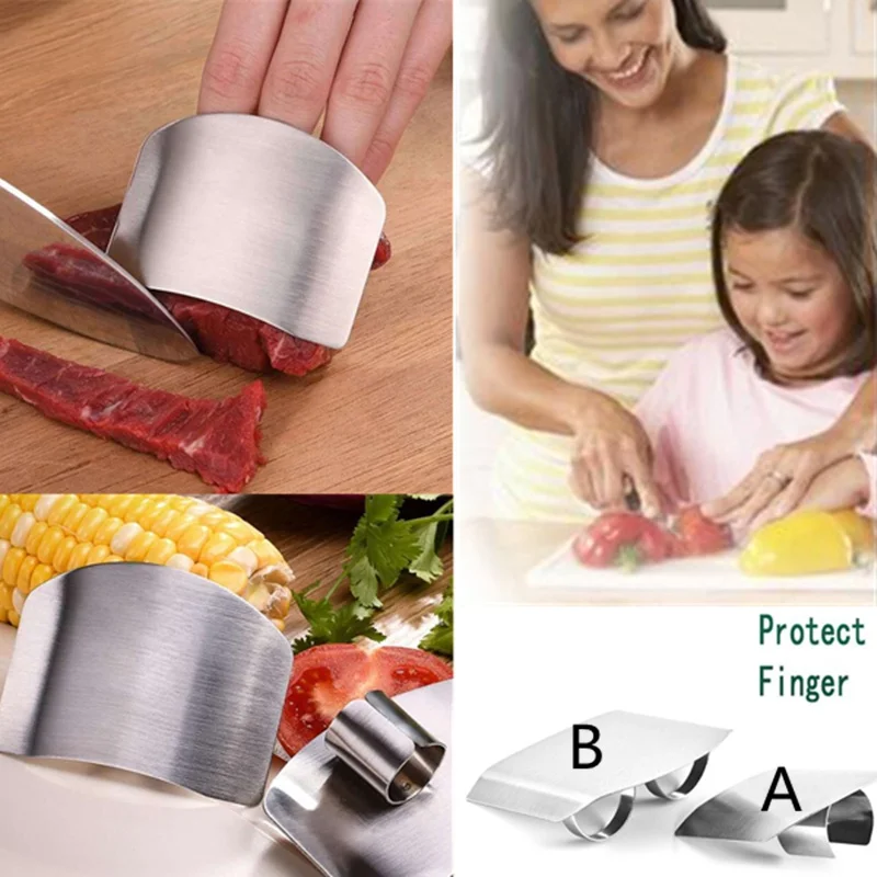 1PCS Finger Protect Stainless Steel Knife Cut Hand Finger Protection Tool Kitchen Gadgets "New Arrivals"
1PCS Finger Protect Stainless Steel Knife Cut Hand Finger Protection Tool Kitchen Gadgets "New Arrivals"