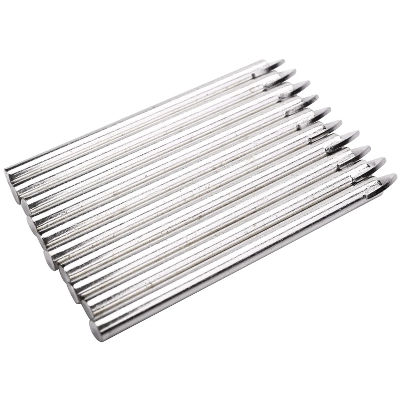 10PCS Spear Point Head Ceramic Marble Tile Glass Drill Bit 6MM Round Shank Drilling Bathroom Tiles Tools
10PCS Spear Point Head Ceramic Marble Tile Glass Drill Bit 6MM Round Shank Drilling Bathroom Tiles Tools