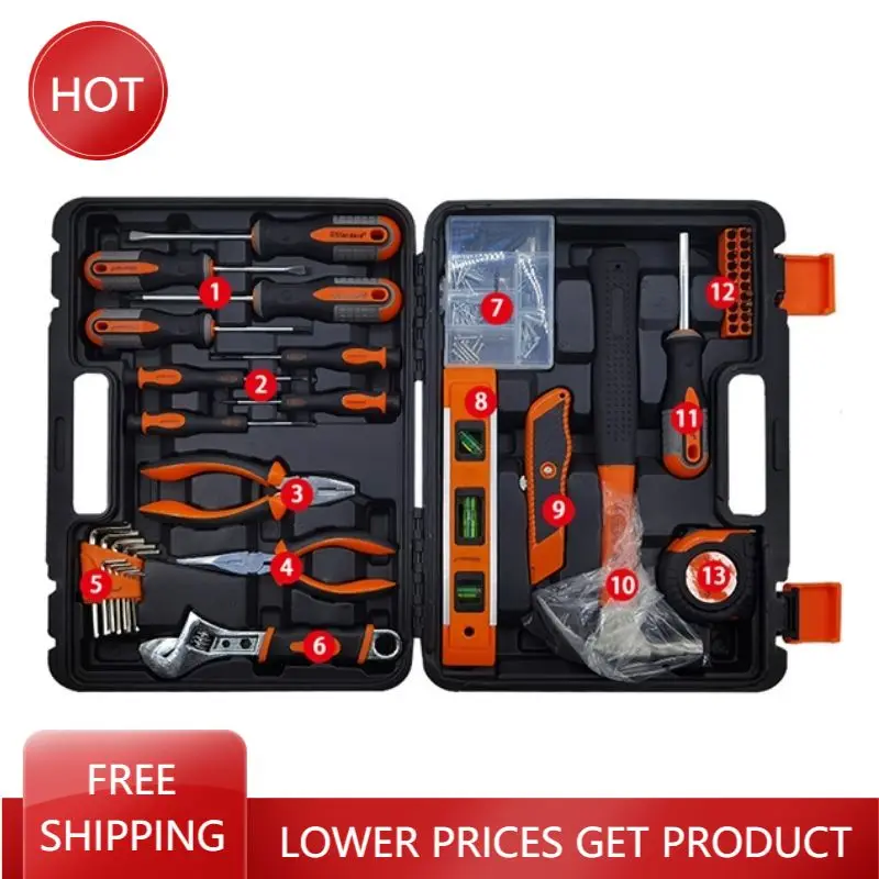 Complete Suitcase Tools Box Combination Organizer Waterproof Professional Metal Screwdriver Caja Estanca Portable Toolbox AA50GJ
Complete Suitcase Tools Box Combination Organizer Waterproof Professional Metal Screwdriver Caja Estanca Portable Toolbox AA50GJ