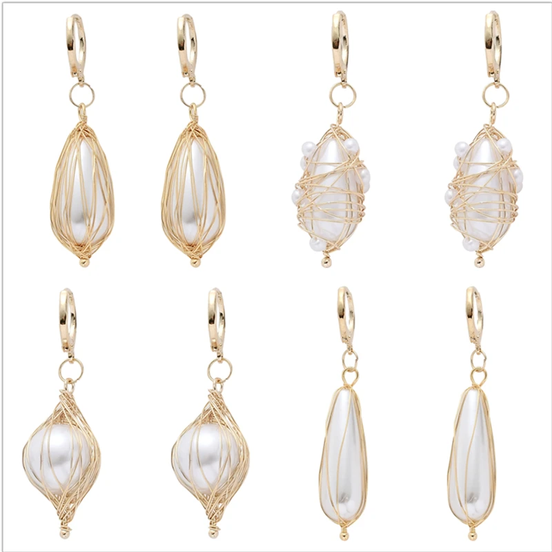 Корейская версия Dongdaemun pop жемчужные проволочные окантовки новые пятиконечные