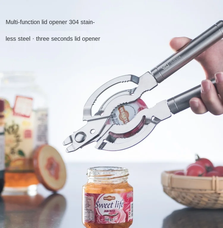 Bottle Opener 304 Stainless Steel Labor-Saving Three-in-One Bottle Opener Multi-Function Bottle Opener Screw Cap Twist Bottle
Bottle Opener 304 Stainless Steel Labor-Saving Three-in-One Bottle Opener Multi-Function Bottle Opener Screw Cap Twist Bottle