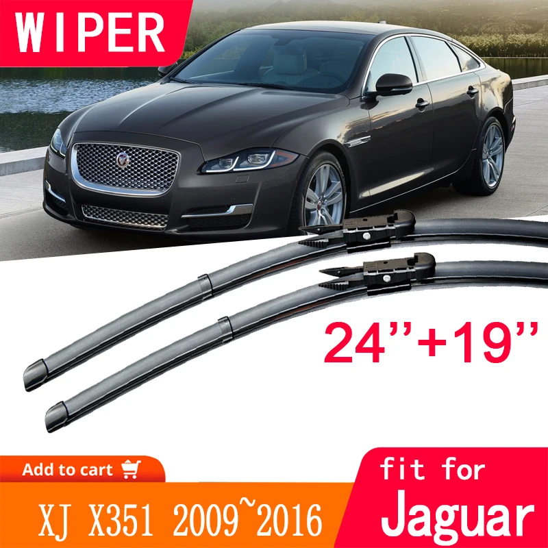 Автомобильная щетка стеклоочистителя для Jaguar XJ X351 2009 ~ 2016 стеклоочистители