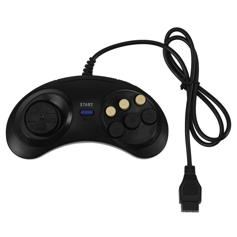 Classic Retro 6 Buttons Wired Handle Game Controller Gamepad Joystick Joypad For Sega Md2 Pc Mac Mega Drive Gaming Accessories
Classic Retro 6 Buttons Wired Handle Game Controller Gamepad Joystick Joypad For Sega Md2 Pc Mac Mega Drive Gaming Accessories