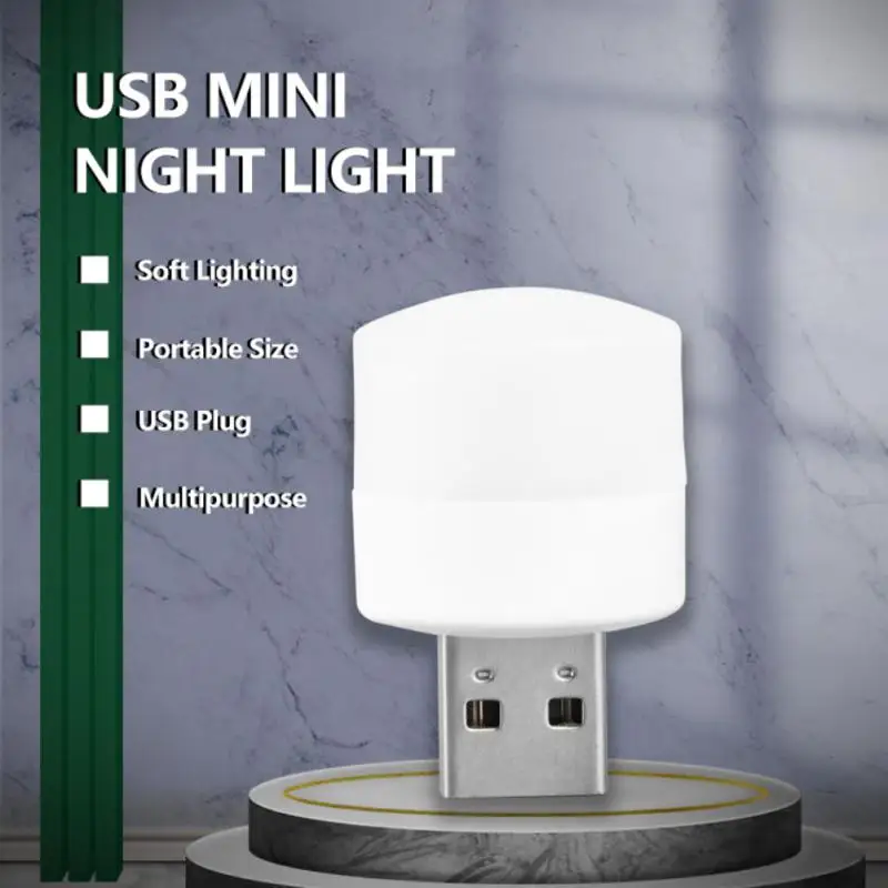 Mini Night Light USB Portable LED Lamp Small Round Lamp Computer Mobile Power Light Kids Baby Bedroom Wall Socket Light
Mini Night Light USB Portable LED Lamp Small Round Lamp Computer Mobile Power Light Kids Baby Bedroom Wall Socket Light