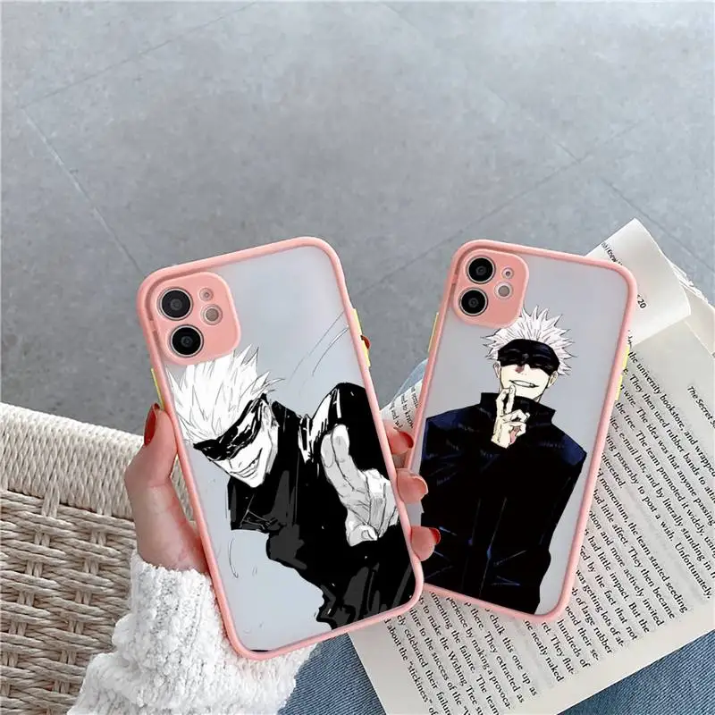 Jujutsu Kaisen anime cartoon Phone Case Matte Transparent for iPhone 7 8 11 12 s mini pro X XS XR MAX Plus cover funda
Jujutsu Kaisen anime cartoon Phone Case Matte Transparent for iPhone 7 8 11 12 s mini pro X XS XR MAX Plus cover funda