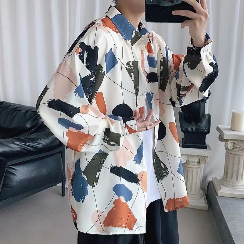 Shirt Men's New Spring and Autumn Hong Kong Style Trend Student All-match Shirt 2021 Early Autumn Loose Fashion Shirt Trend
Shirt Men's New Spring and Autumn Hong Kong Style Trend Student All-match Shirt 2021 Early Autumn Loose Fashion Shirt Trend