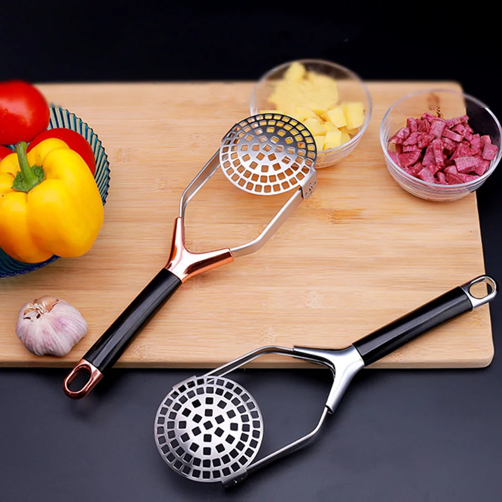 Potato Masher Easy Clean Non Slip Handle Accessories Home Kitchen Stainless Steel Cooking Vegetables Manual Tools Ergonomic 
Potato Masher Easy Clean Non Slip Handle Accessories Home Kitchen Stainless Steel Cooking Vegetables Manual Tools Ergonomic