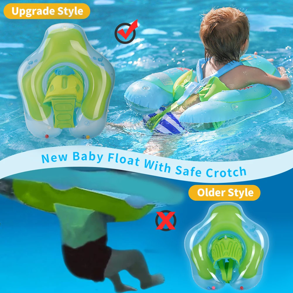 New Upgrades Baby Swimming Float Inflatable Infant Floating Kids Swim Pool Accessories Circle Bathing Summer Toys Toddler Rings 
New Upgrades Baby Swimming Float Inflatable Infant Floating Kids Swim Pool Accessories Circle Bathing Summer Toys Toddler Rings