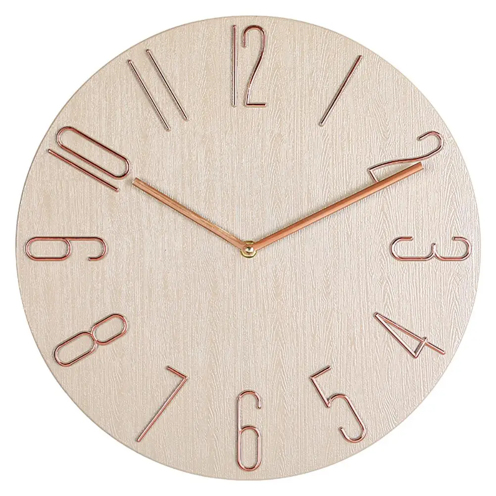 Hanging Clock Continuous Second Hand 3D Numbers Wall Clock for Home Office Room Decoration
Hanging Clock Continuous Second Hand 3D Numbers Wall Clock for Home Office Room Decoration