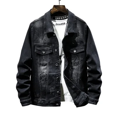 denim jacket Autumn jacket men's Korean version of the trend printed casual coat a variety of coats
denim jacket Autumn jacket men's Korean version of the trend printed casual coat a variety of coats