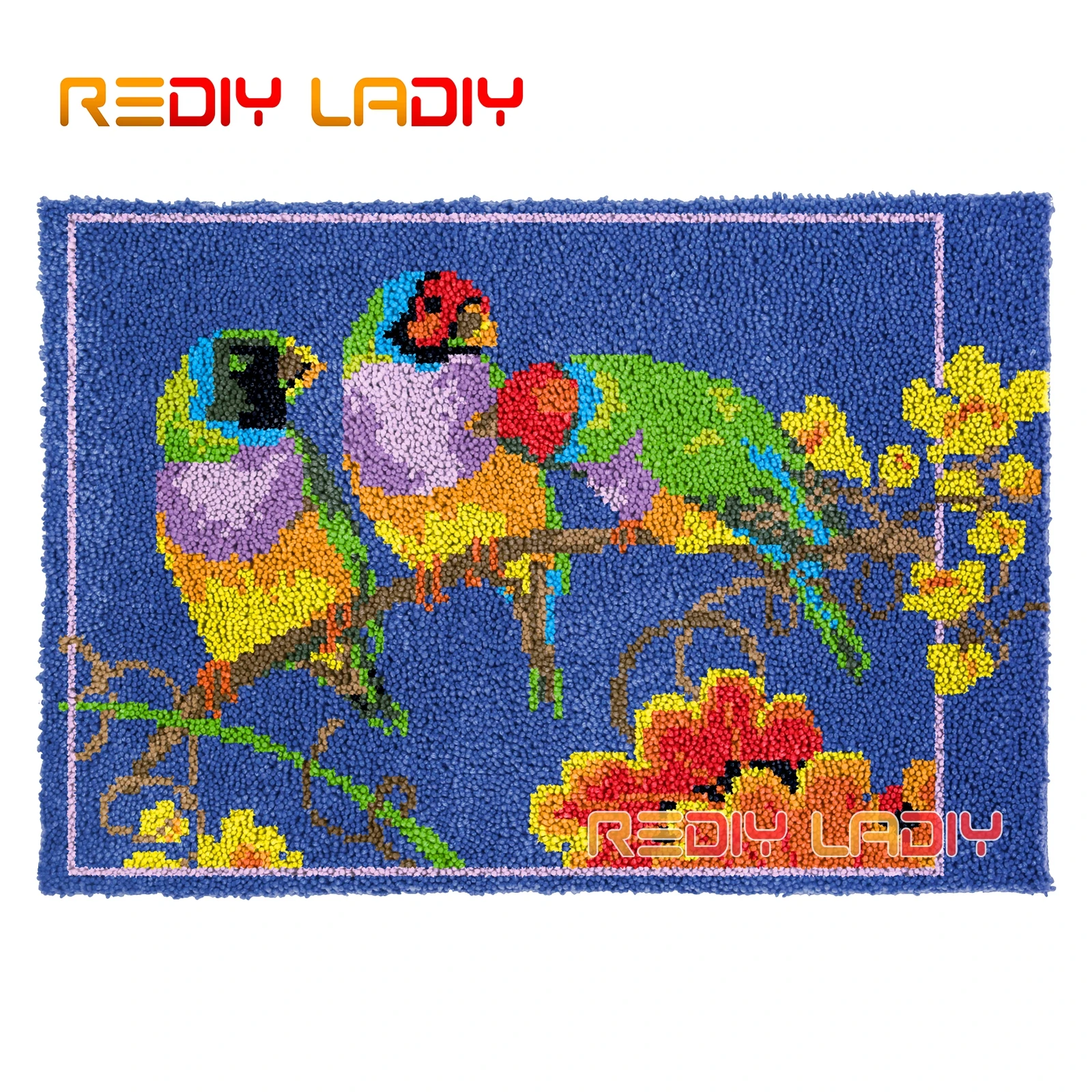 Latch Hook Rug Three Parrots DIY Carpet Rug Kits Chunky Yarn Cushion Crocheting Wall Tapestry Knitted Floor Mat Arts & Crafts
Latch Hook Rug Three Parrots DIY Carpet Rug Kits Chunky Yarn Cushion Crocheting Wall Tapestry Knitted Floor Mat Arts & Crafts